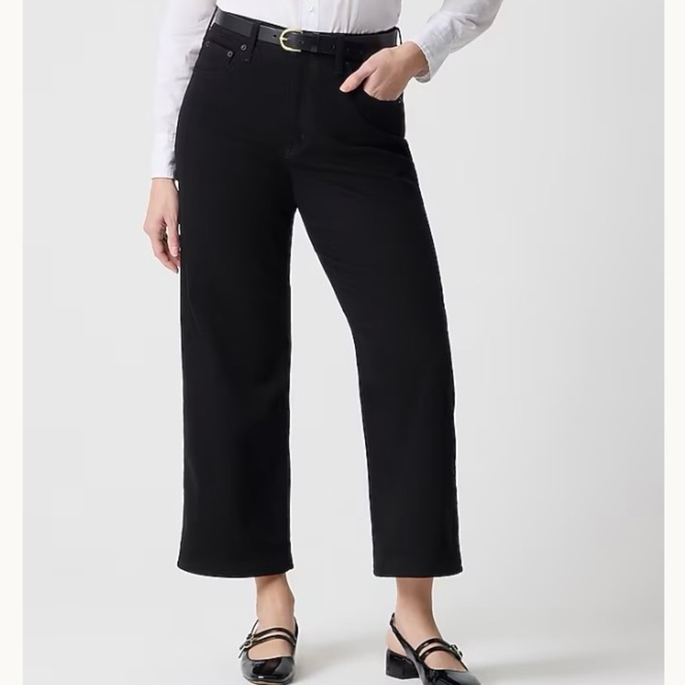 NEW J.Crew Petite Curvy Mid-rise Flare Crop Jean in Signature Stretch